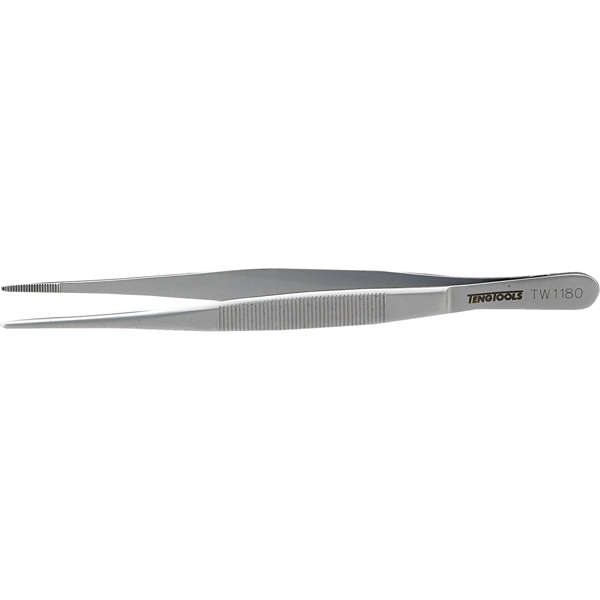 PRECISION TWEEZER 180MM STRAIGHT SERRATED